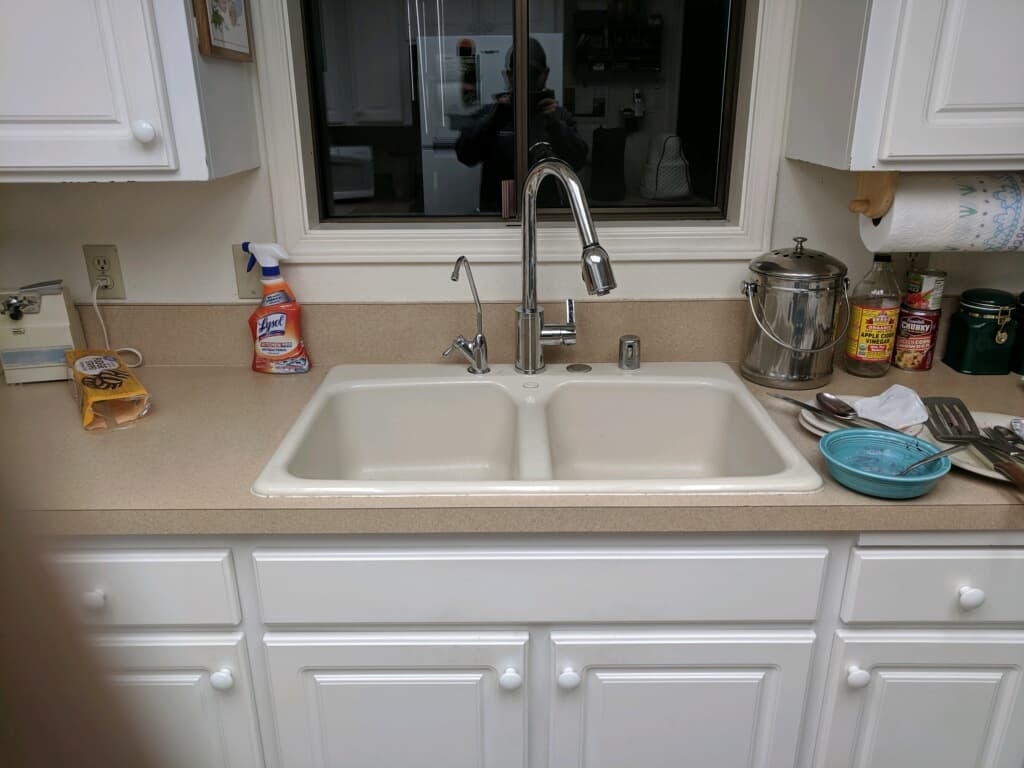 New kitchen faucet installed alongside RO drinking-water system in Simi Valley