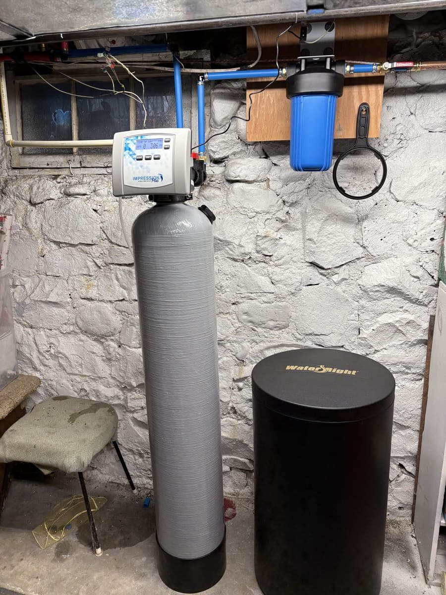 Whole-home system installed in a Riverside basement utility room