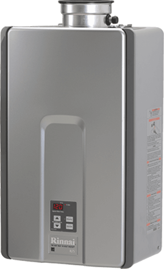Tankless water heater - wall-mount condensing unit